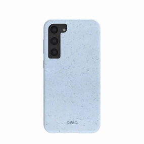 Refined Texture Powder Blue Samsung S23 (Plus) Phone Case