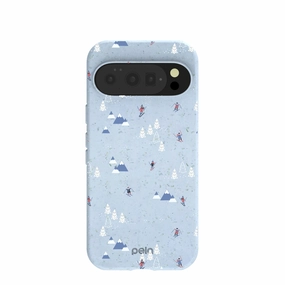 Protective Quality Powder Blue Ski Pass Google Pixel 10/10 Pro Case