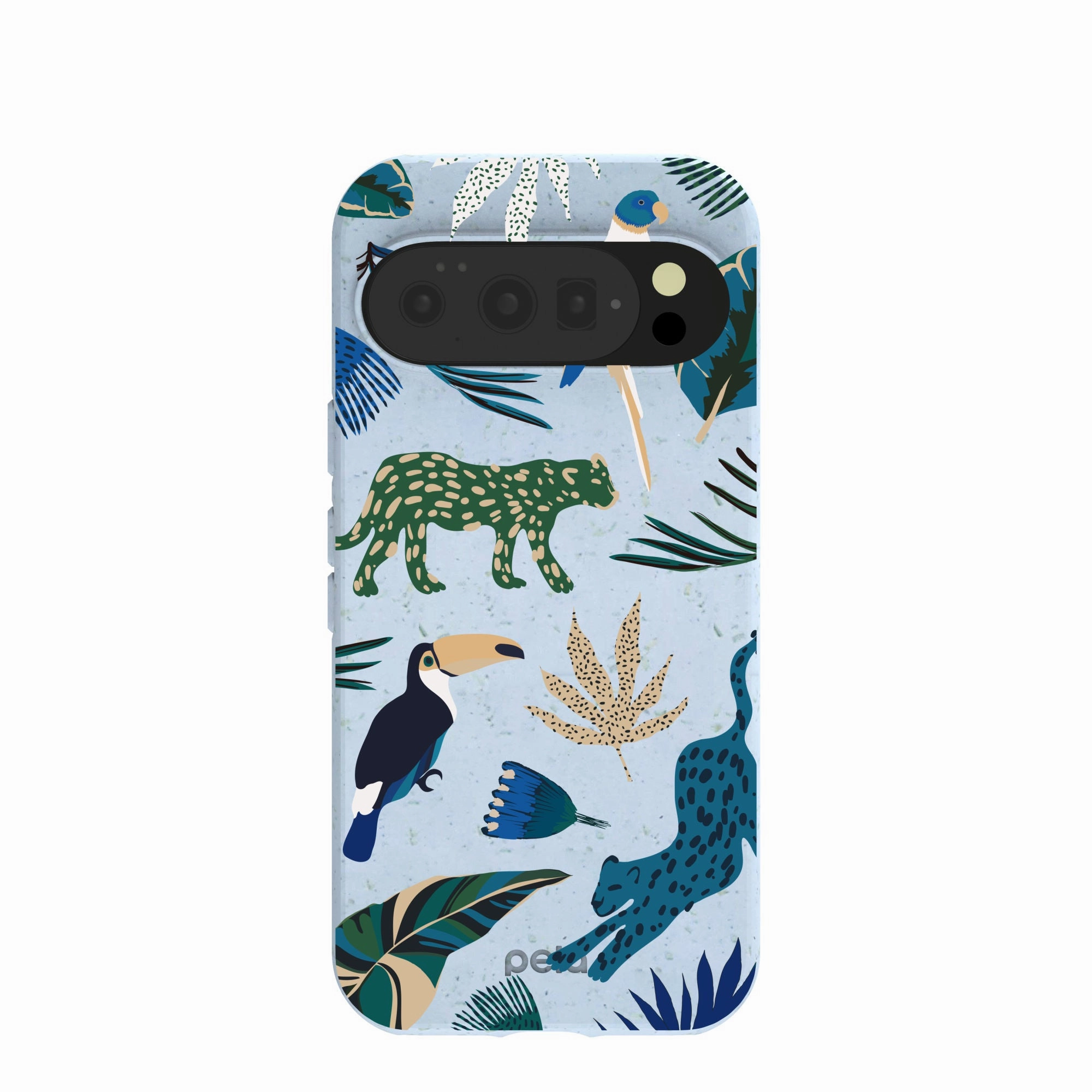 soft look Powder Blue Tropical Rainforest Google Pixel 10/10 Pro Case