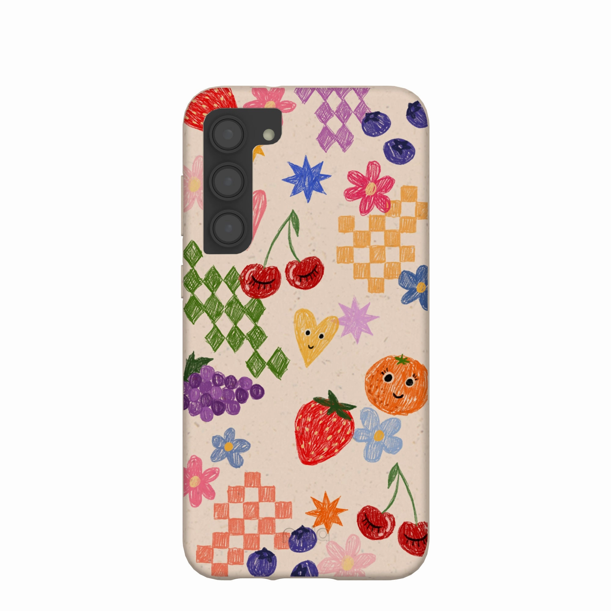 Seashell Pencil Doodles Samsung Galaxy S23 (Plus) Case Smooth Surface