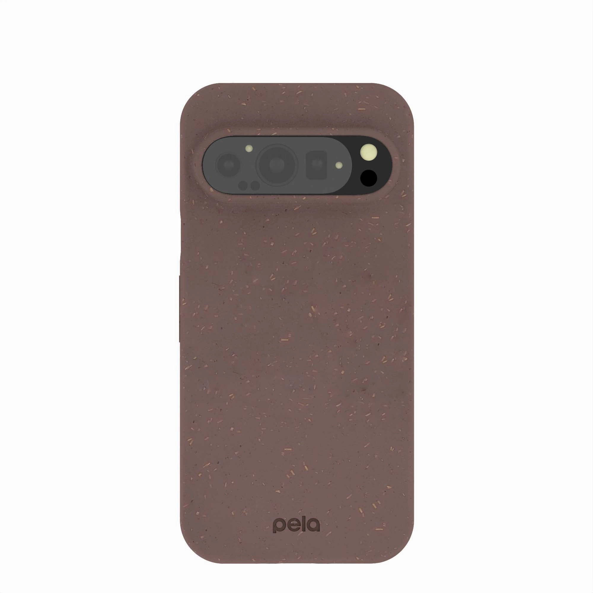 Elegant Texture Fashion Design Chocolate Brown Google Pixel 9/9 Pro Case