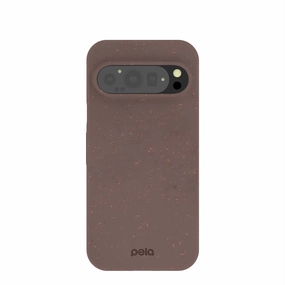 Elegant Texture Fashion Design Chocolate Brown Google Pixel 9/9 Pro Case