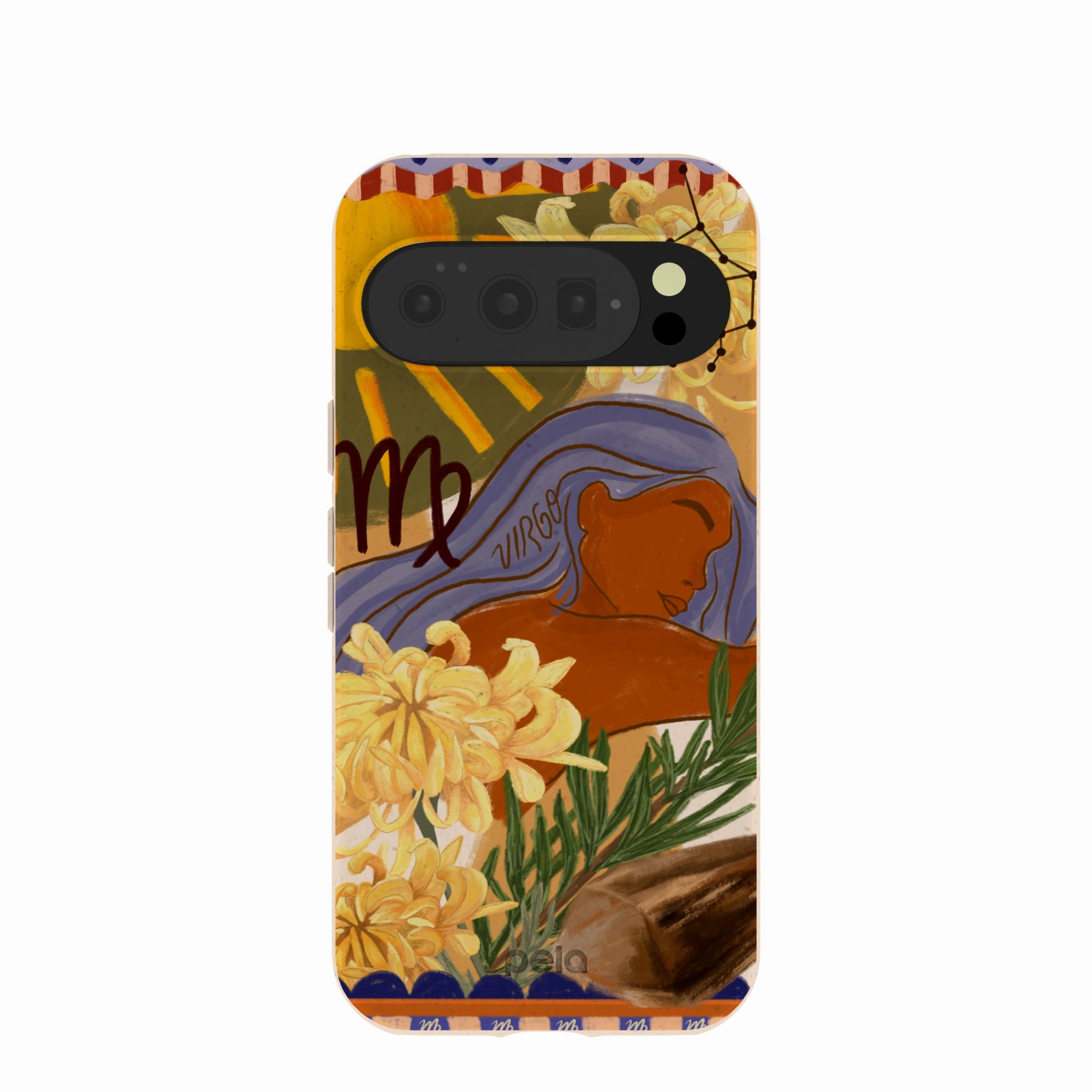Seashell Virgo Goddess Google Pixel 10/10 Pro Case Matte Texture Surface