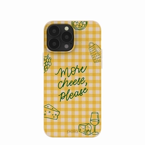Seashell More Cheese iPhone 13 Pro Max Case Trendy Design Protective Lining