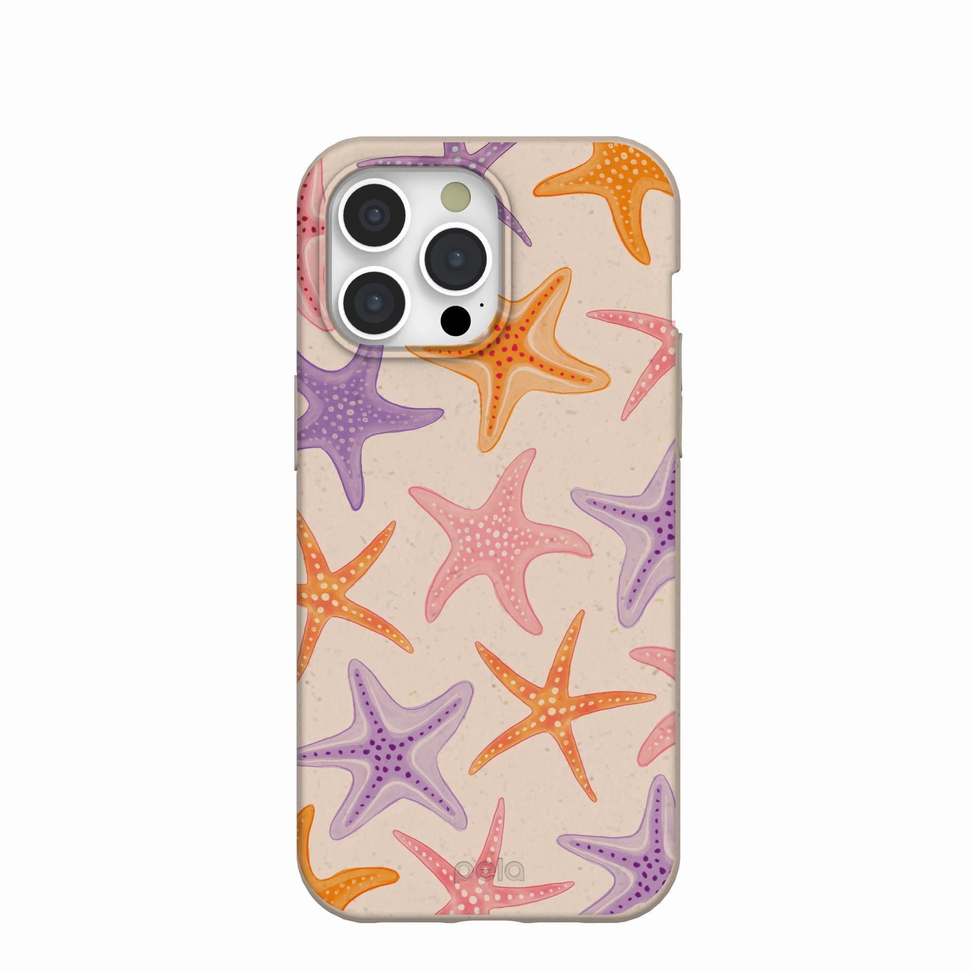 Resistant Layer Stylish Layer Texture Seashell Starfish Parade iPhone 15 Pro Max Case