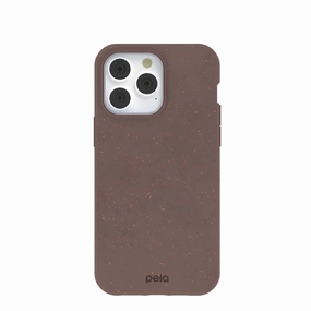 Chocolate Brown iPhone 14 Pro Max Case Full Coverage