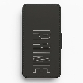 Comfort Finish Prime - Black Flip / Wallet Phone Case