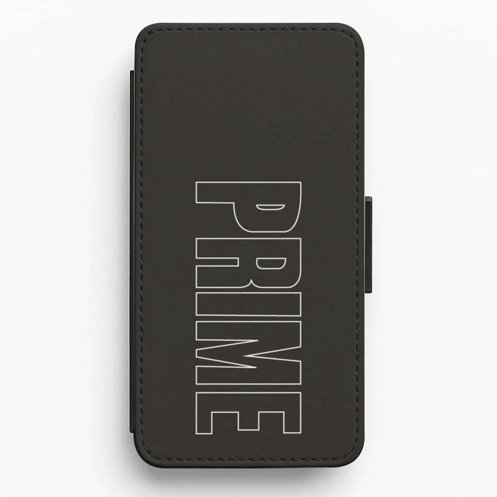 Comfort Finish Prime - Black Flip / Wallet Phone Case