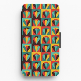 anti fingerprint Abstract Pattern 2 Flip / Wallet Phone Case