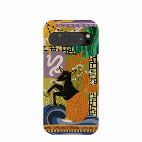 Modern feature Premium Finish Seashell Capricorn Sea Goat Google Pixel 9/9 Pro Case