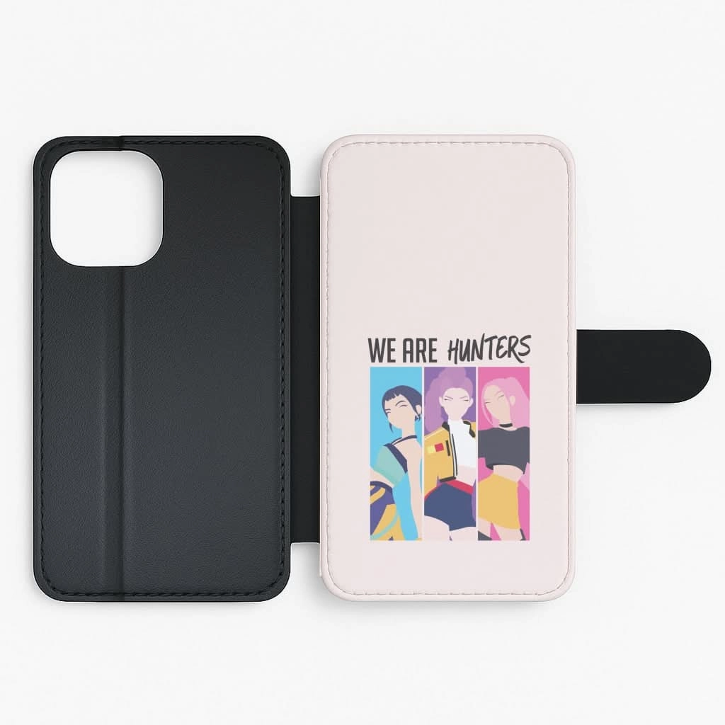 We Are Hunters Flip / Wallet Phone Case Minimal Pattern