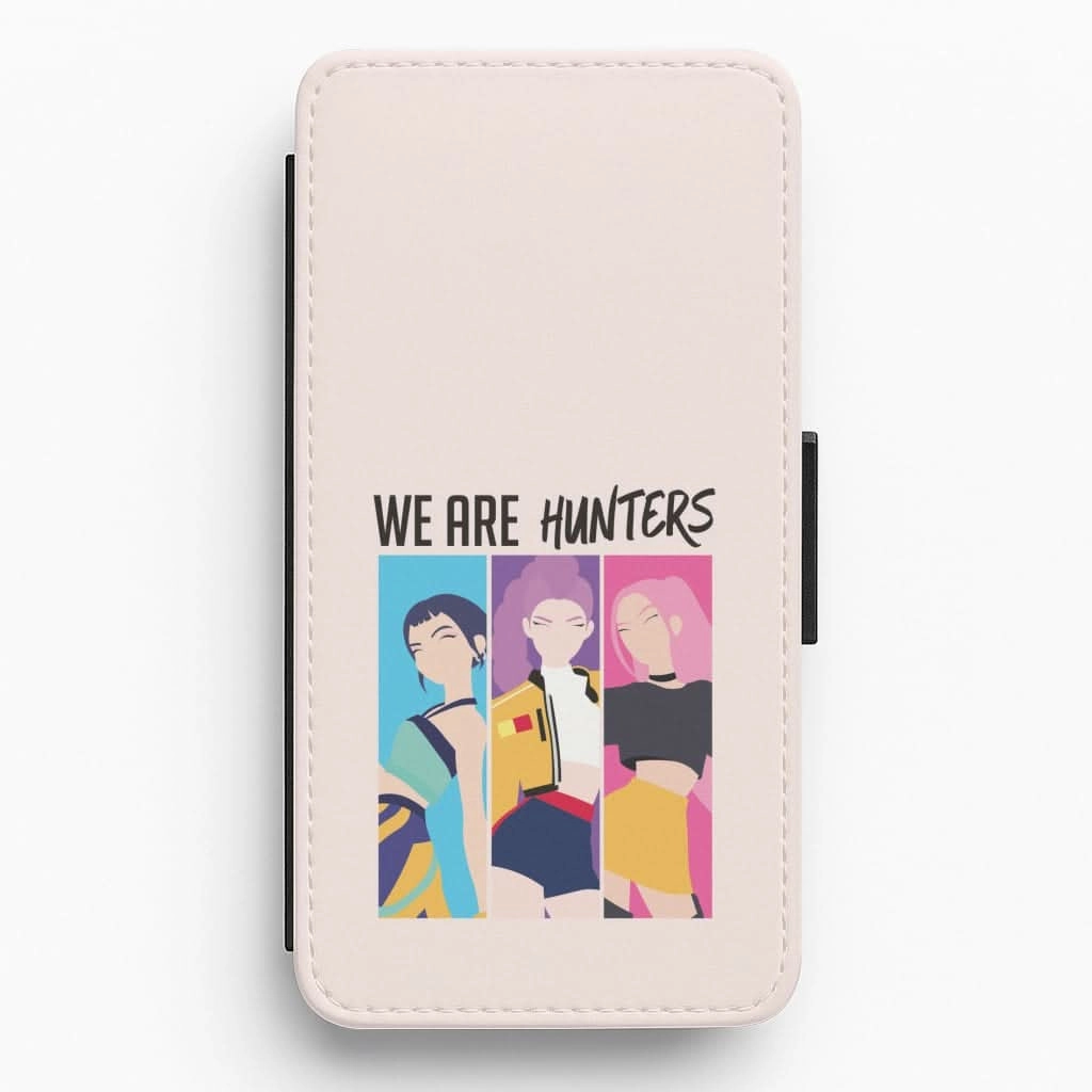 Easy Removal Modern Surface Design We Are Hunters Flip / Wallet Phone Case