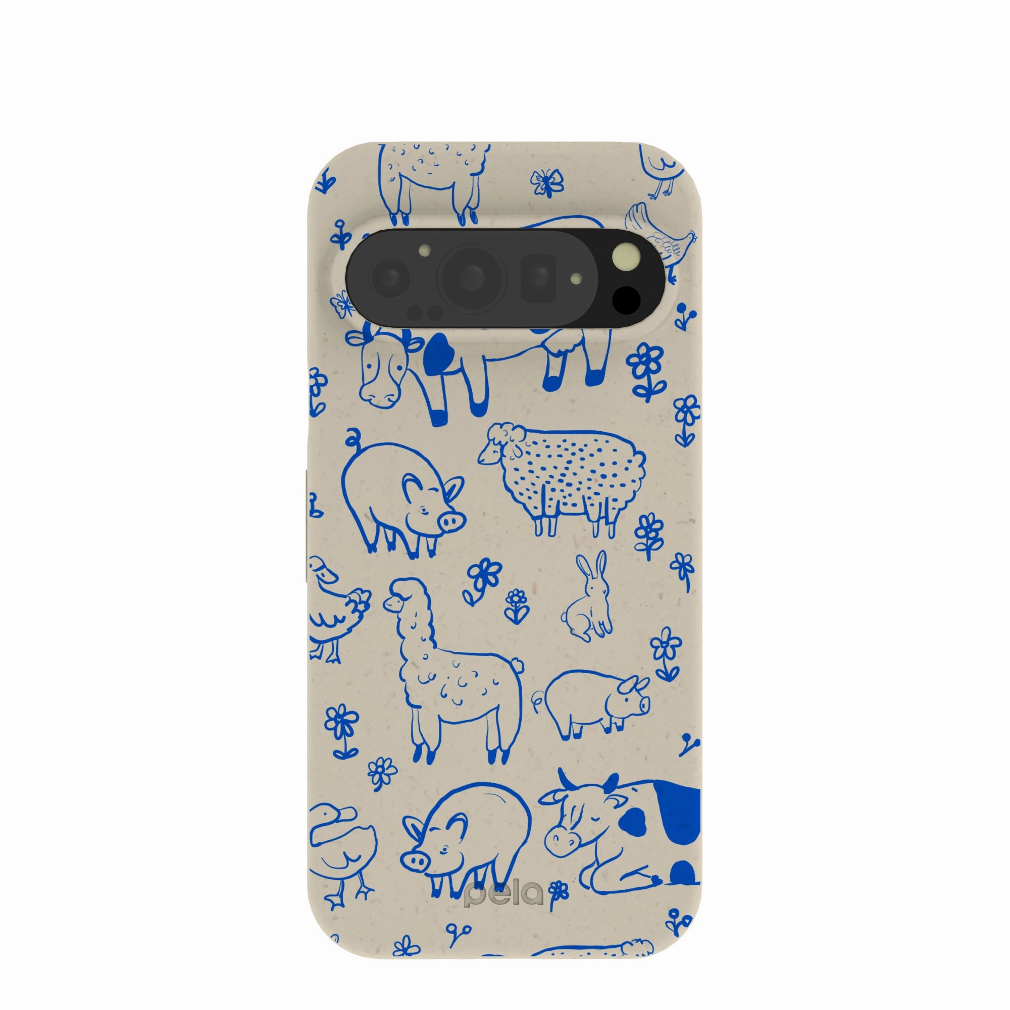 Creative Texture Slim Comfort London Fog Happy Farmyard Google Pixel 9/9 Pro Case