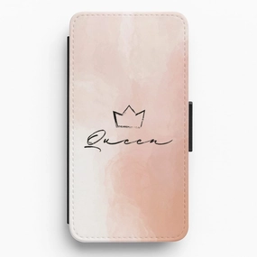 Durable Build Quality Slim Profile Queen - Abstract Flip / Wallet Phone Case
