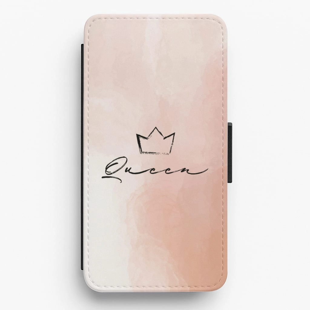 Durable Build Quality Slim Profile Queen - Abstract Flip / Wallet Phone Case