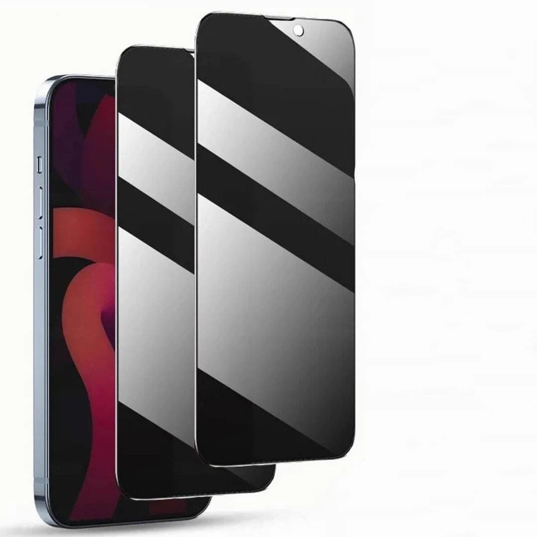 iPhone 15 Series Privacy Tempered Glass [ Anti- Spy Glass] Durable Finish Layer
