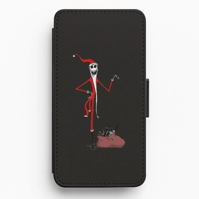 Trendy Finish Sandy Clause - A TNBC Flip / Wallet Phone Case