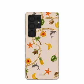 Minimalist Aesthetic Premium Build Seashell Island Charms Samsung Galaxy S25 Ultra Case