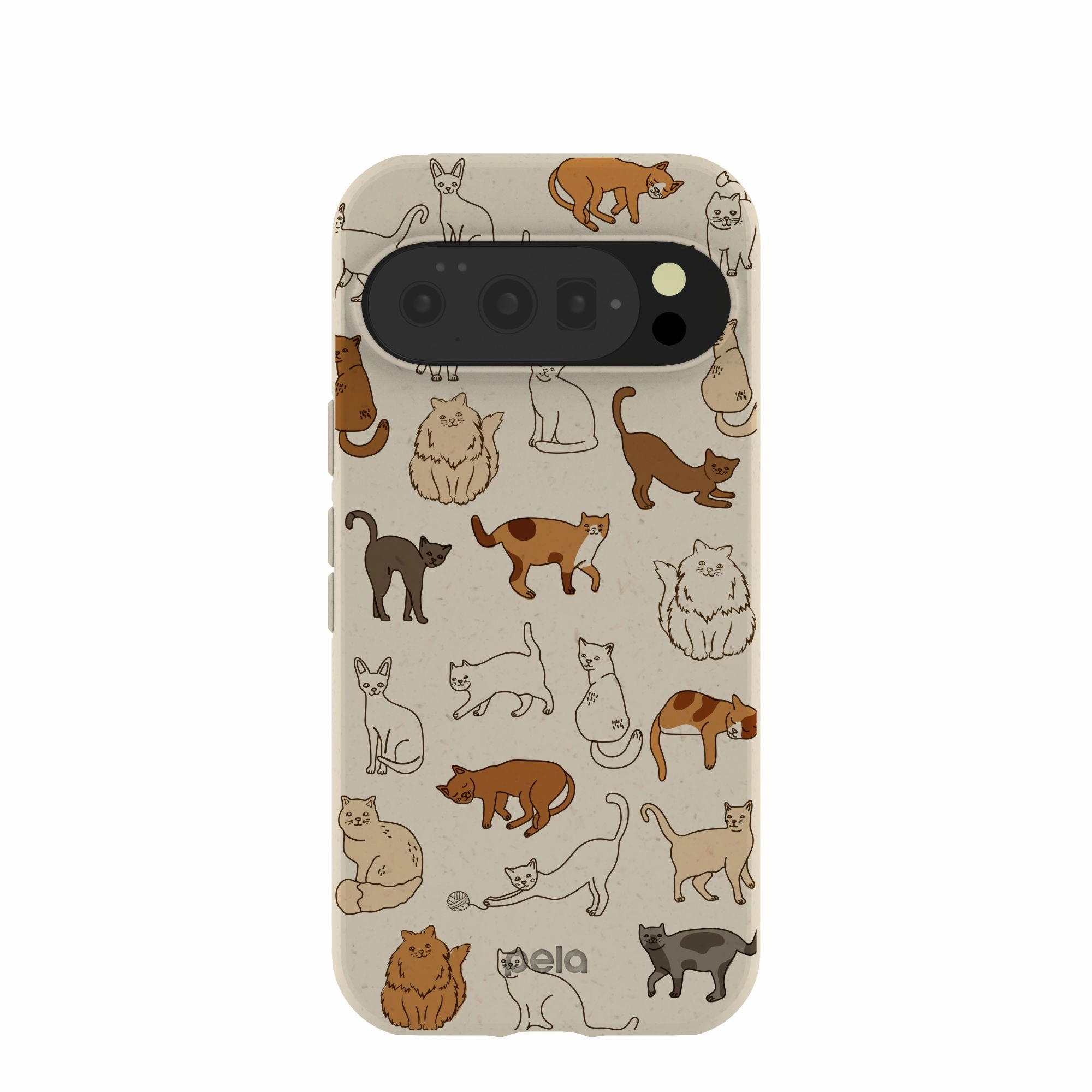 London Fog Kitty Cats Google Pixel 10/10 Pro Case Premium Edge Design Matte Surface Design