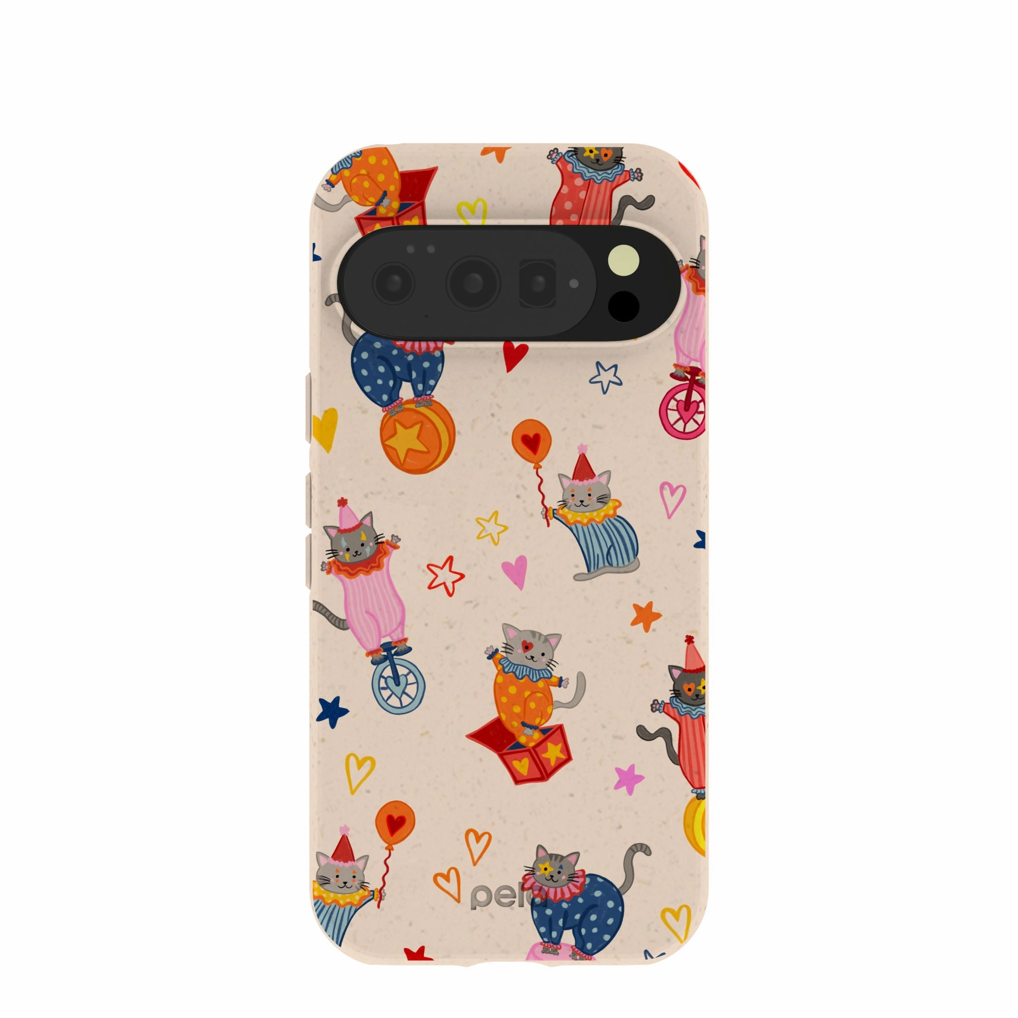 Seashell Cat Clowns Google Pixel 10/10 Pro Case Non slip grip
