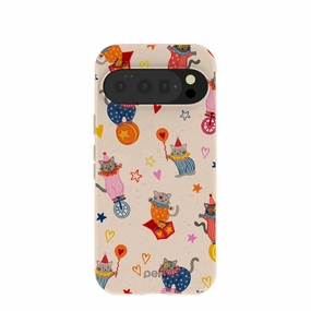 Seashell Cat Clowns Google Pixel 10/10 Pro Case Non slip grip