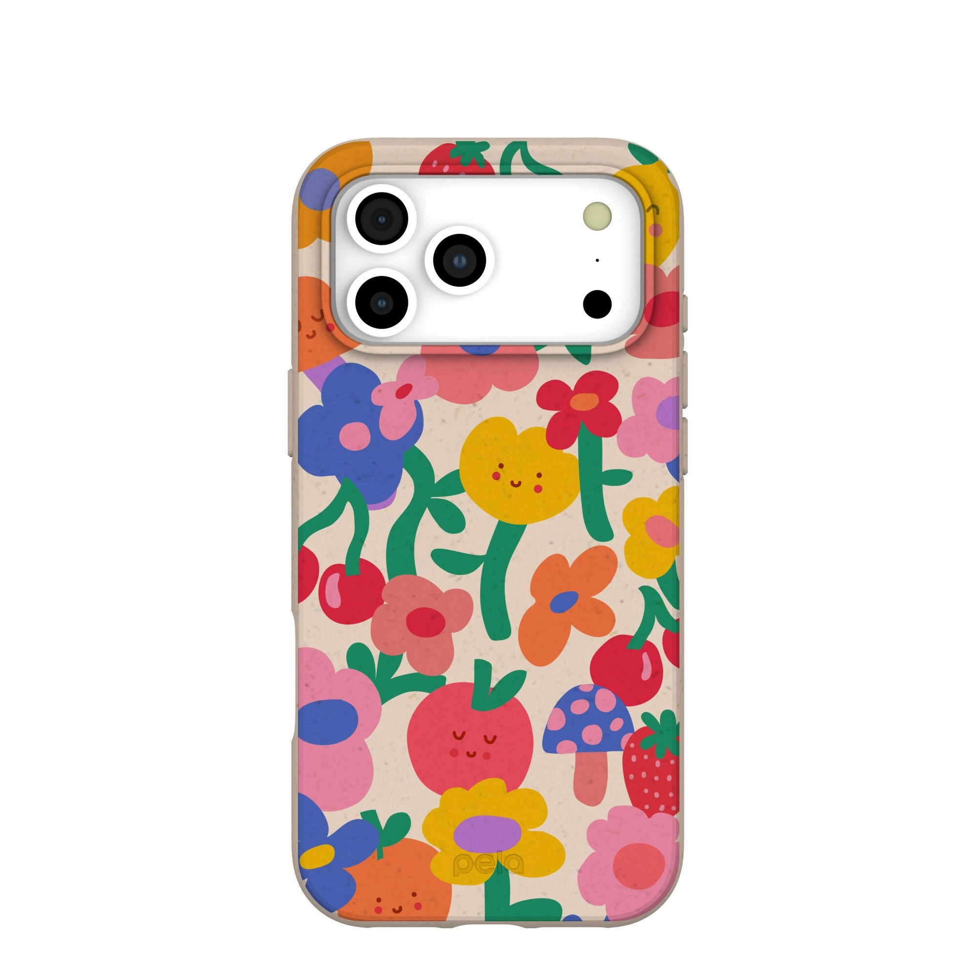 Modern Pattern Style Grip Assist Seashell Fruity Cutie iPhone 17 Pro Max Case