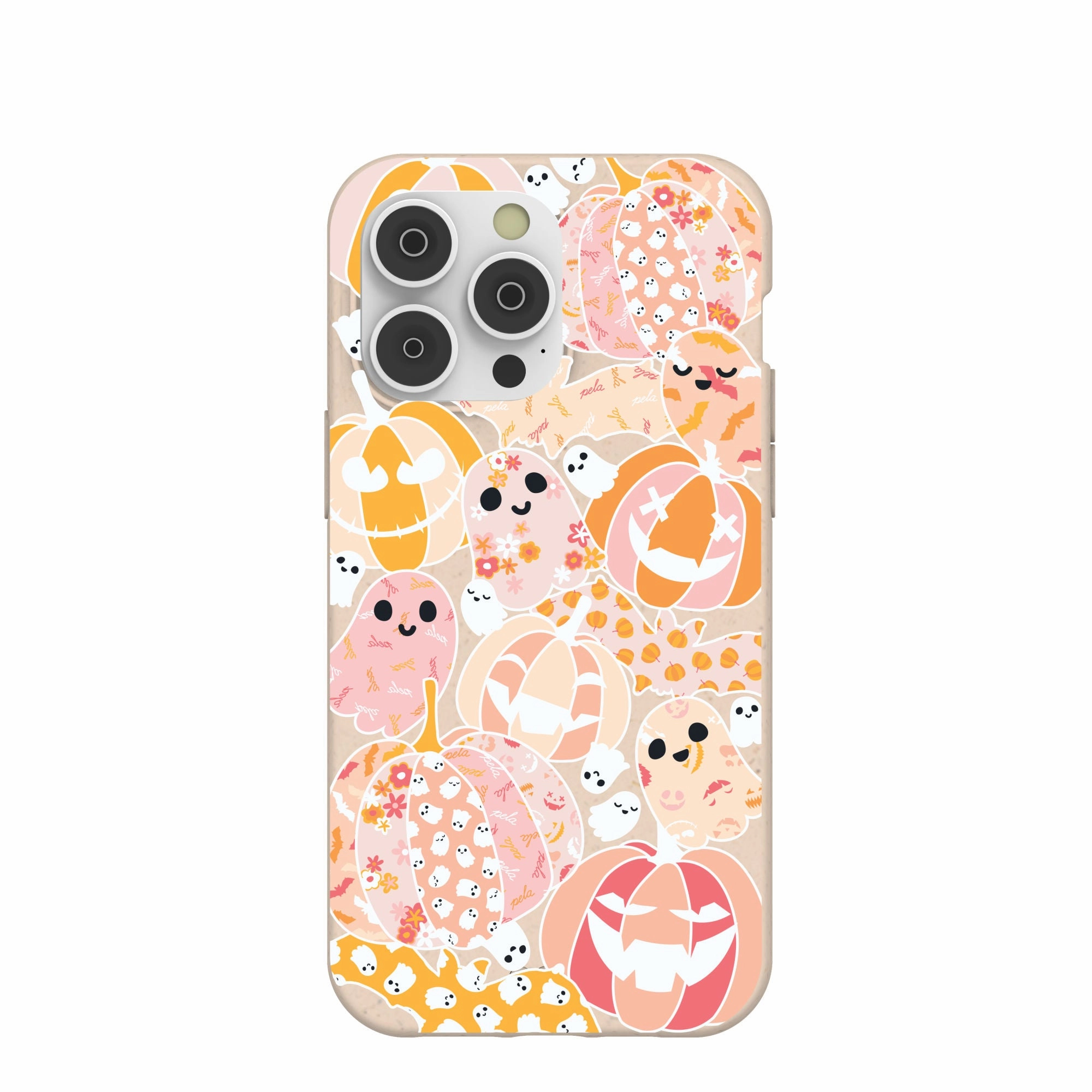 Slim Profiled Stylish frame Seashell Pumpkin Patch iPhone 14 Pro Max Case