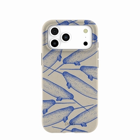 London Fog Magical Narwhal iPhone 17 Pro Max Case Sporty Design