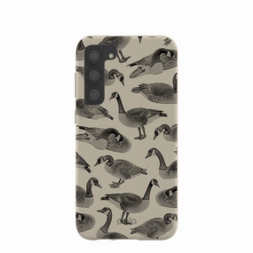 Smooth Layer Texture London Fog Canadian Geese Samsung Galaxy S23 (Plus) Case