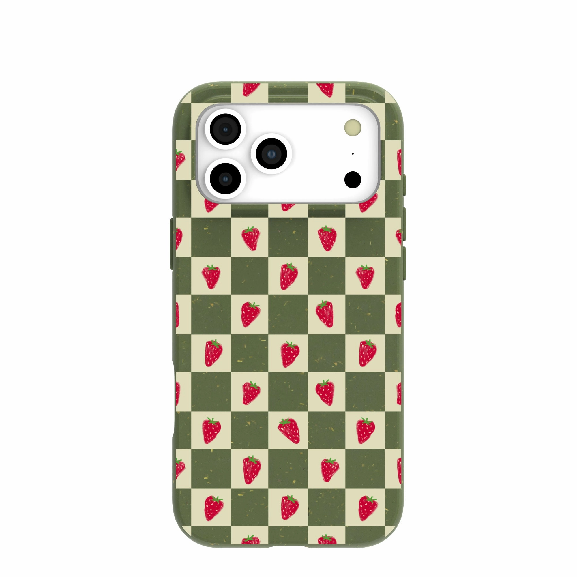 Soft Edging Forest Floor Strawberry Field iPhone 17 Pro Max Case