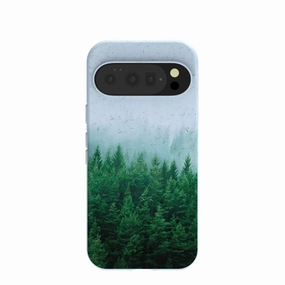 Magnetic Mount Protective Pattern Powder Blue Forest Mist Google Pixel 10/10 Pro Case