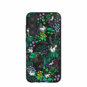 Smooth Shape Work Essentials Black Midnight Pond Samsung Galaxy S23 (Plus) Case