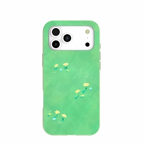 Drop Defense Textured Surface Sage Green Green Fields iPhone 17 Pro Max Case