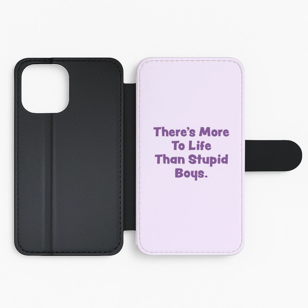 More To Life Flip / Wallet Phone Case Hybrid Touch Colorful Finish