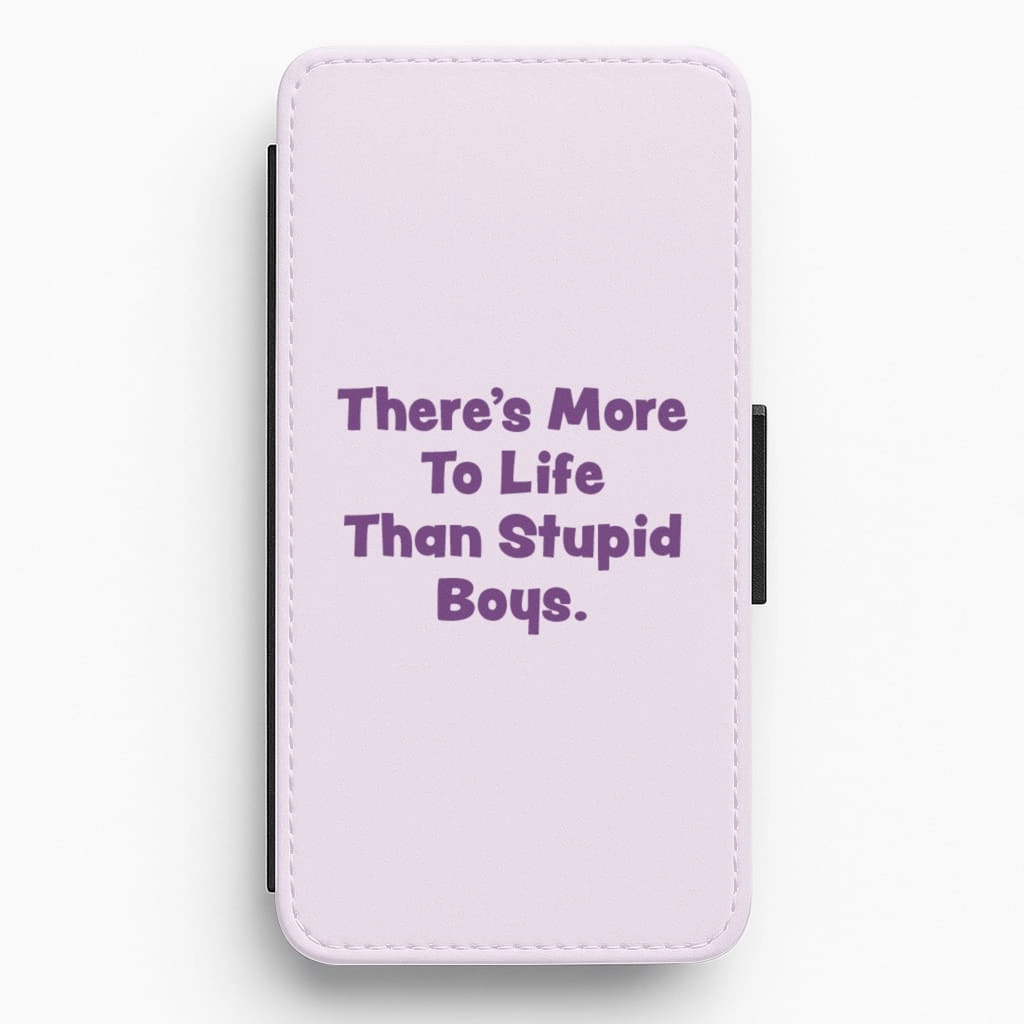 More To Life Flip / Wallet Phone Case Matte Look Finish Practical Look