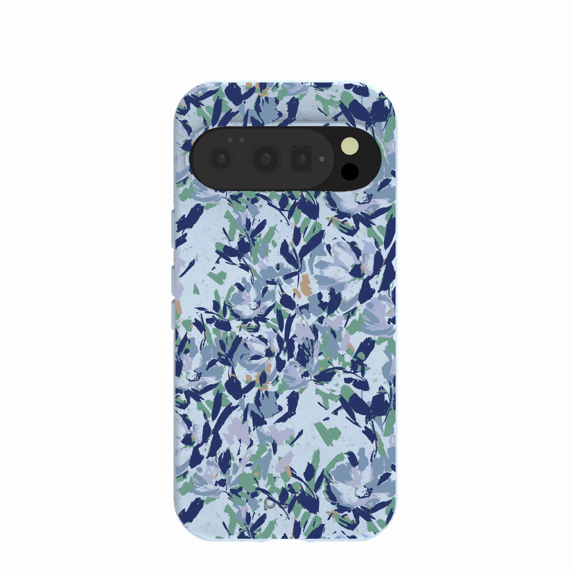 Powder Blue Blue Blooms Google Pixel 10/10 Pro Case Matte Coating Finish