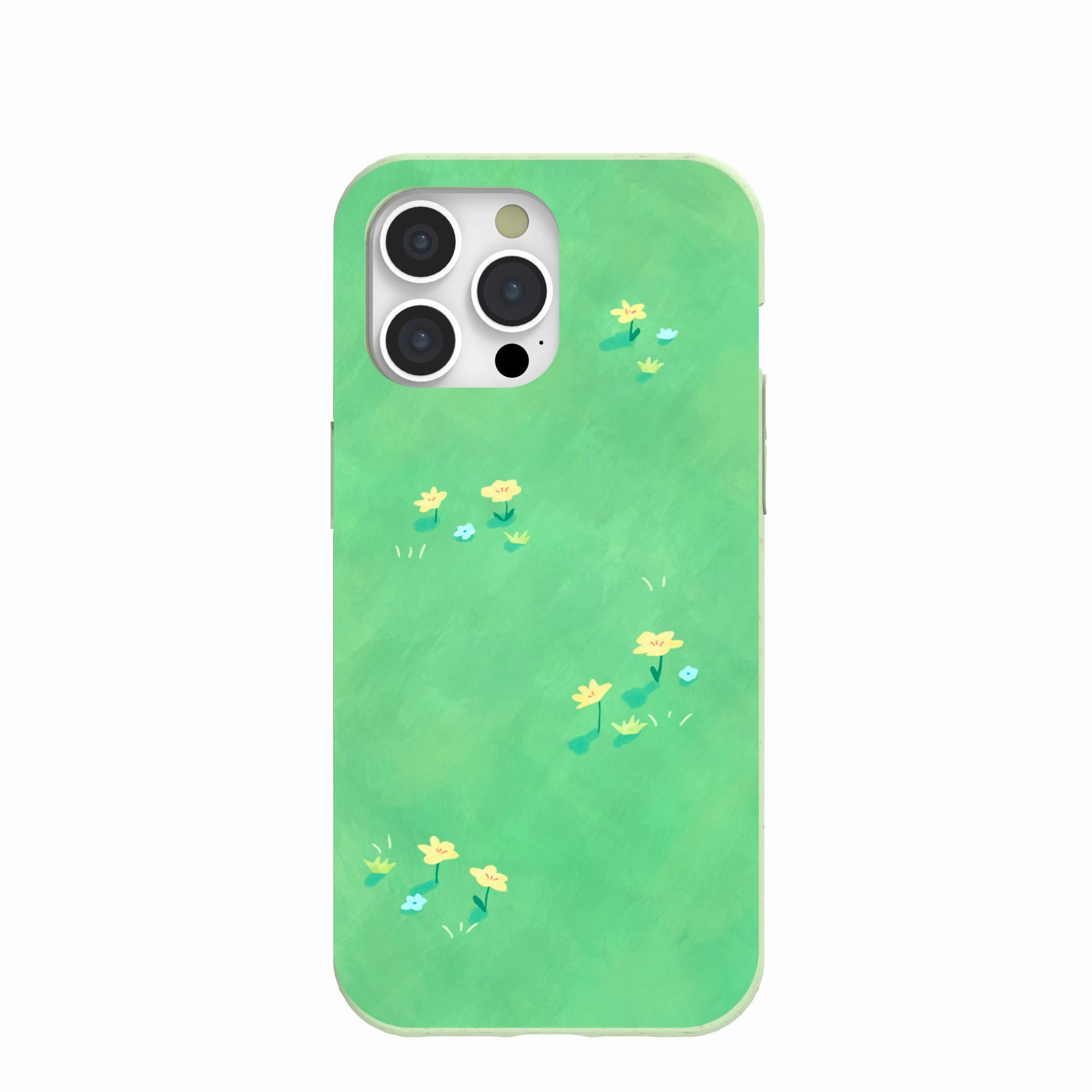 Scratch Resistant Sage Green Green Fields iPhone 15 Pro Max Case
