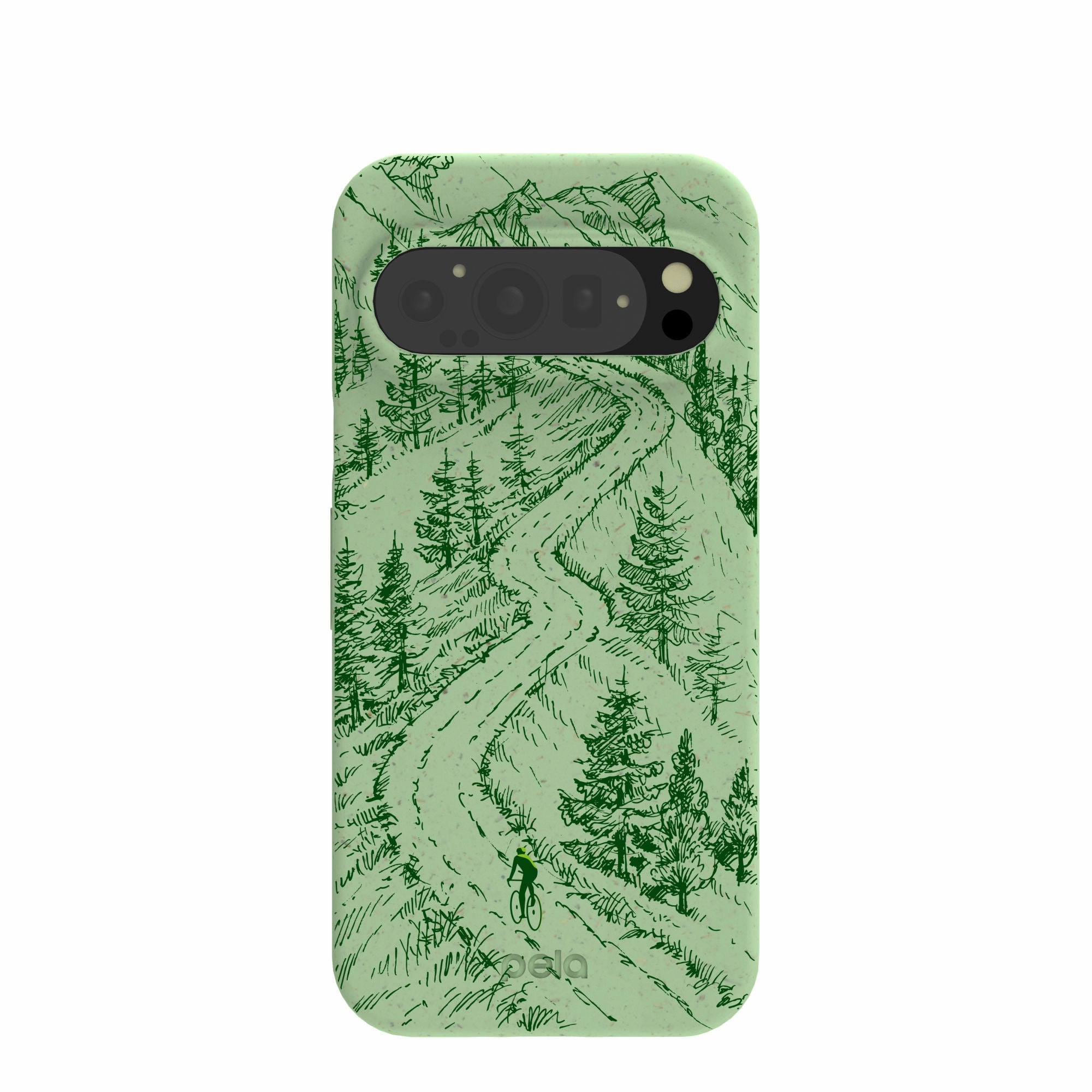 Sage Green Into the Mountains Google Pixel 9/9 Pro Case Premium Feel Protective Look