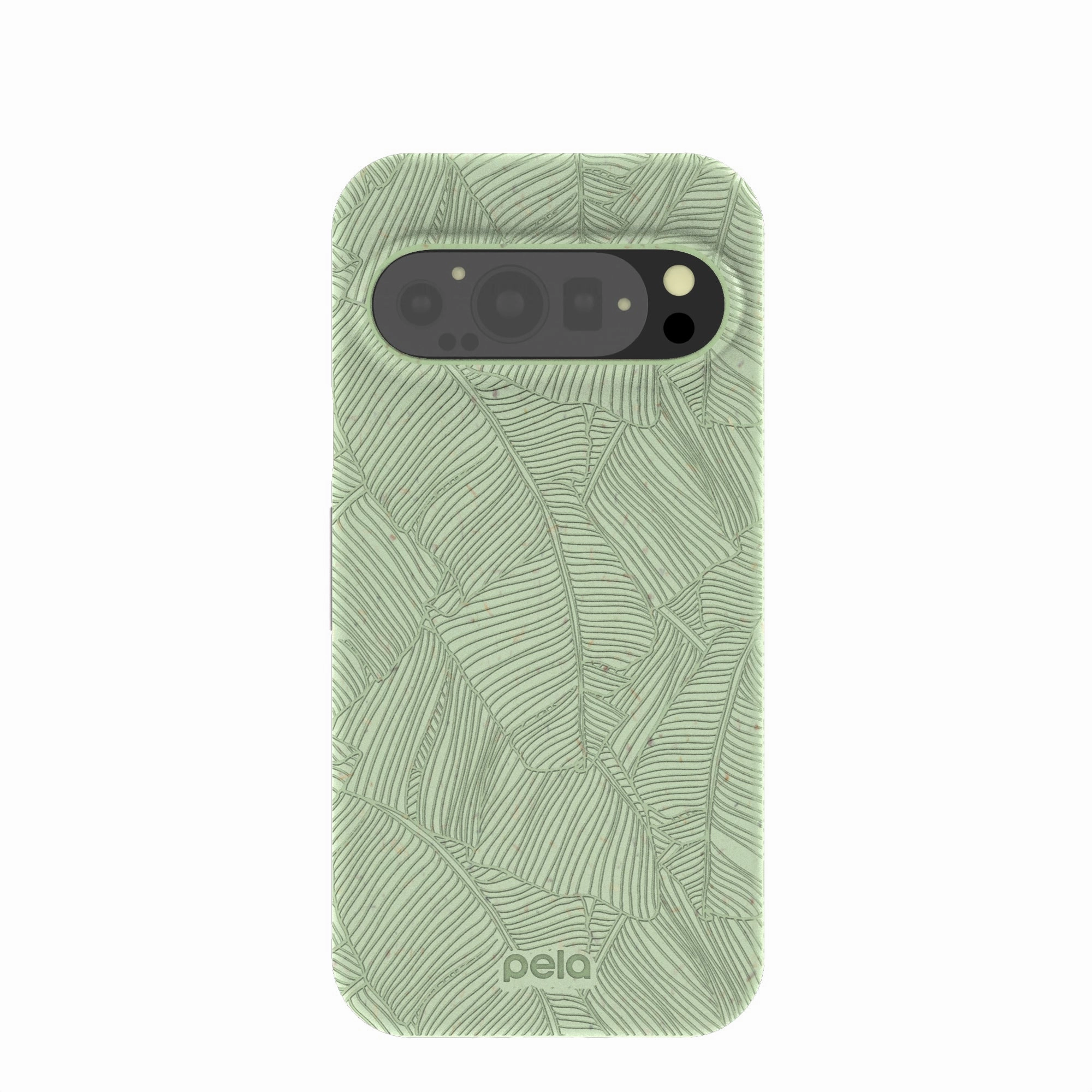 Sage Green Lushy Leaves Google Pixel 9/9 Pro Case Strong Shell Hybrid Grip