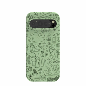 Compact Shape Sage Green Ready to Hike Google Pixel 9/9 Pro Case