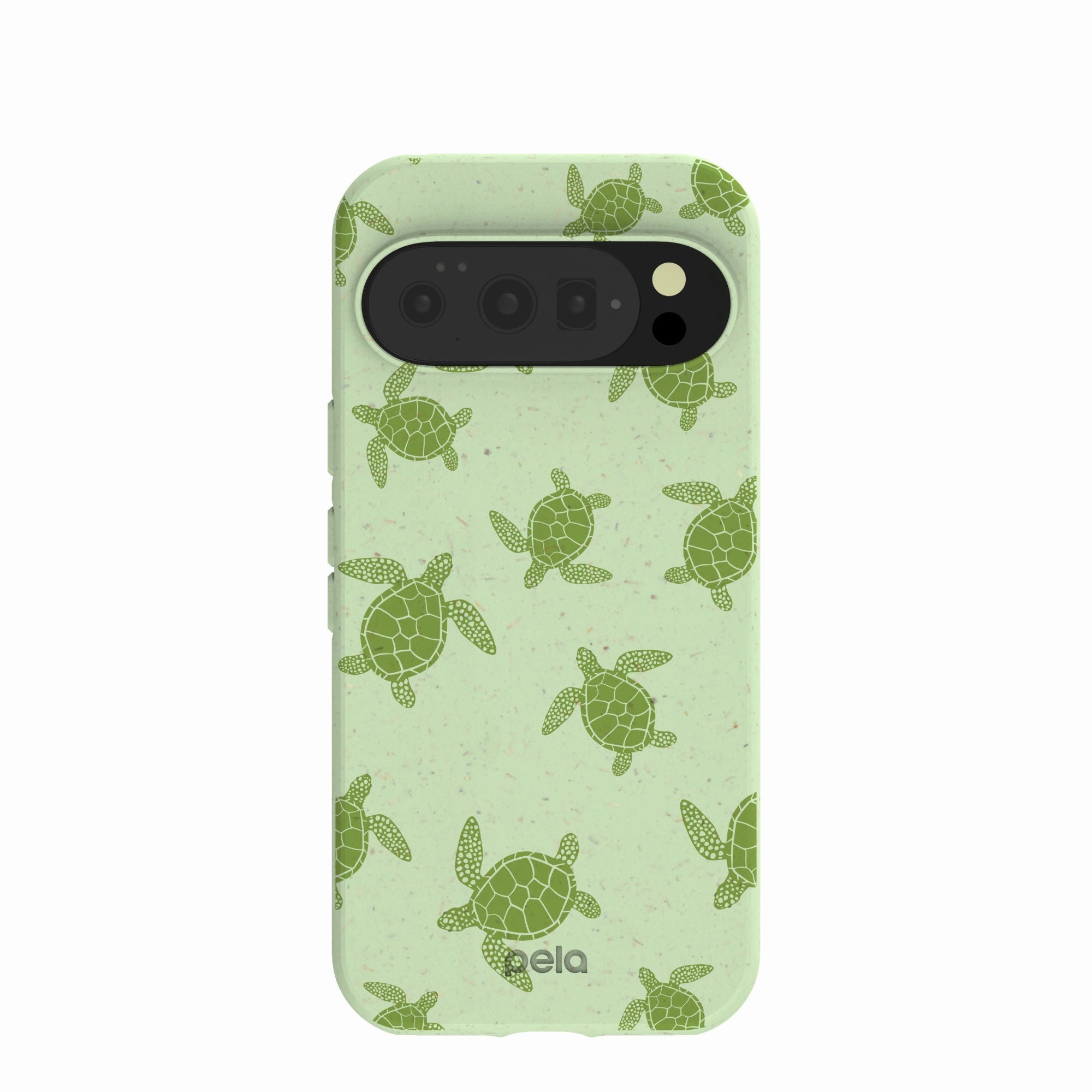 Luxury Style Fashion Forward Sage Green Tiny Turtles Google Pixel 10/10 Pro Case