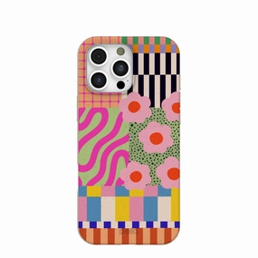 Seashell Abstract Cake iPhone 16 Pro Max Case Clear Edge