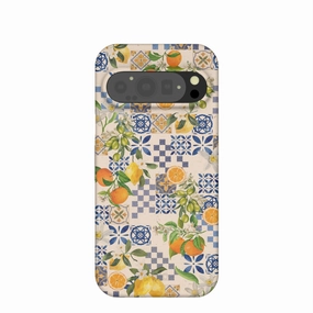 Seashell Amalfi Fruits Google Pixel 9/9 Pro Case Flexible Material 3D Effect