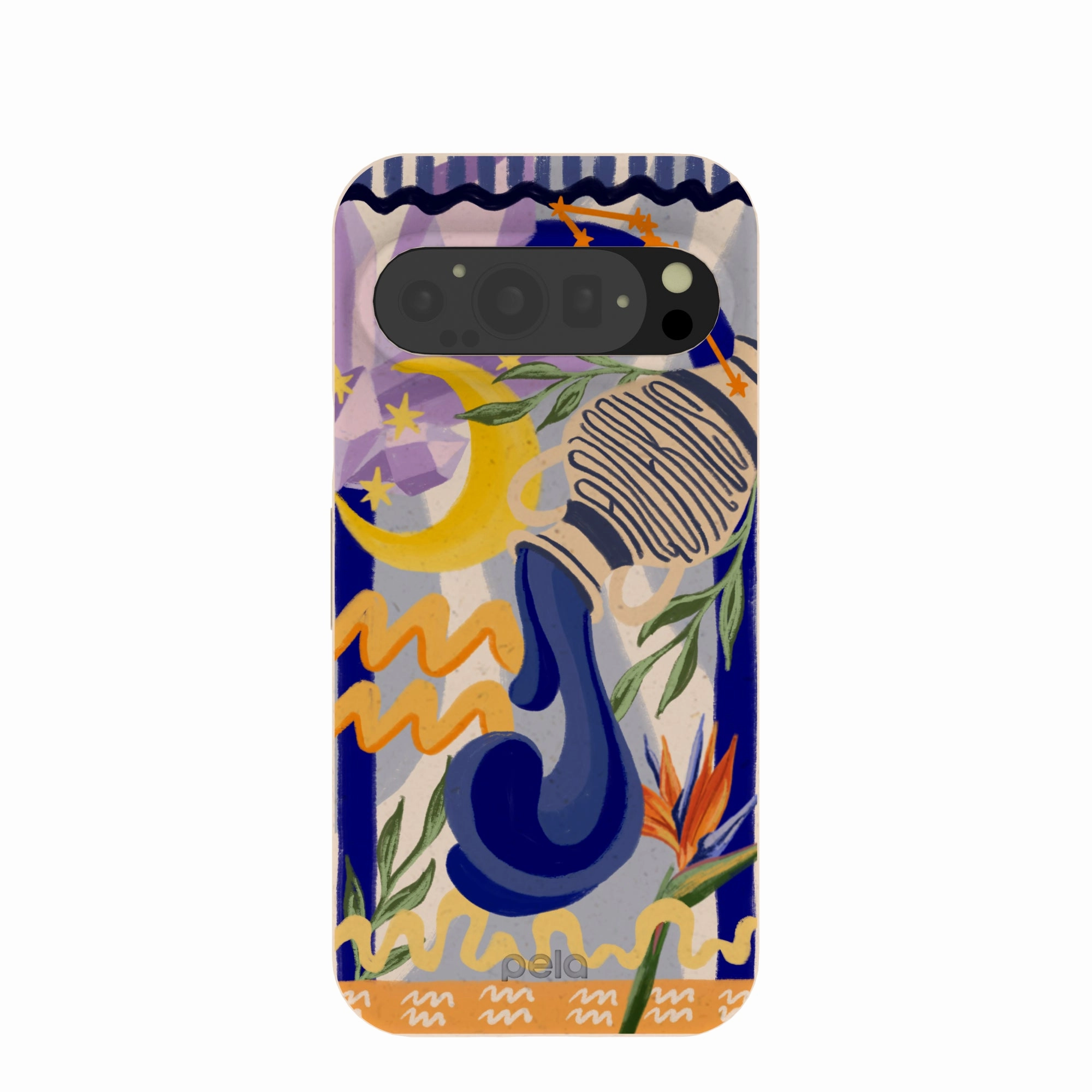 Seashell Aquarius Water Google Pixel 9/9 Pro Case Durable Detail Gloss Texture