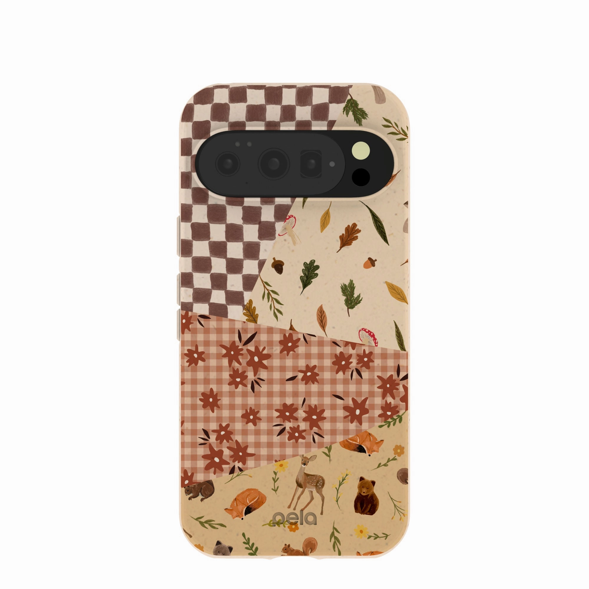 Modern Grip Protective Build Texture Seashell Autumn Quilt Google Pixel 10/10 Pro Case