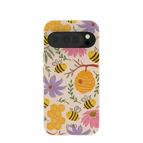 Chic Accessory Hybrid Grip Finish Seashell Bee Life Google Pixel 10/10 Pro Case