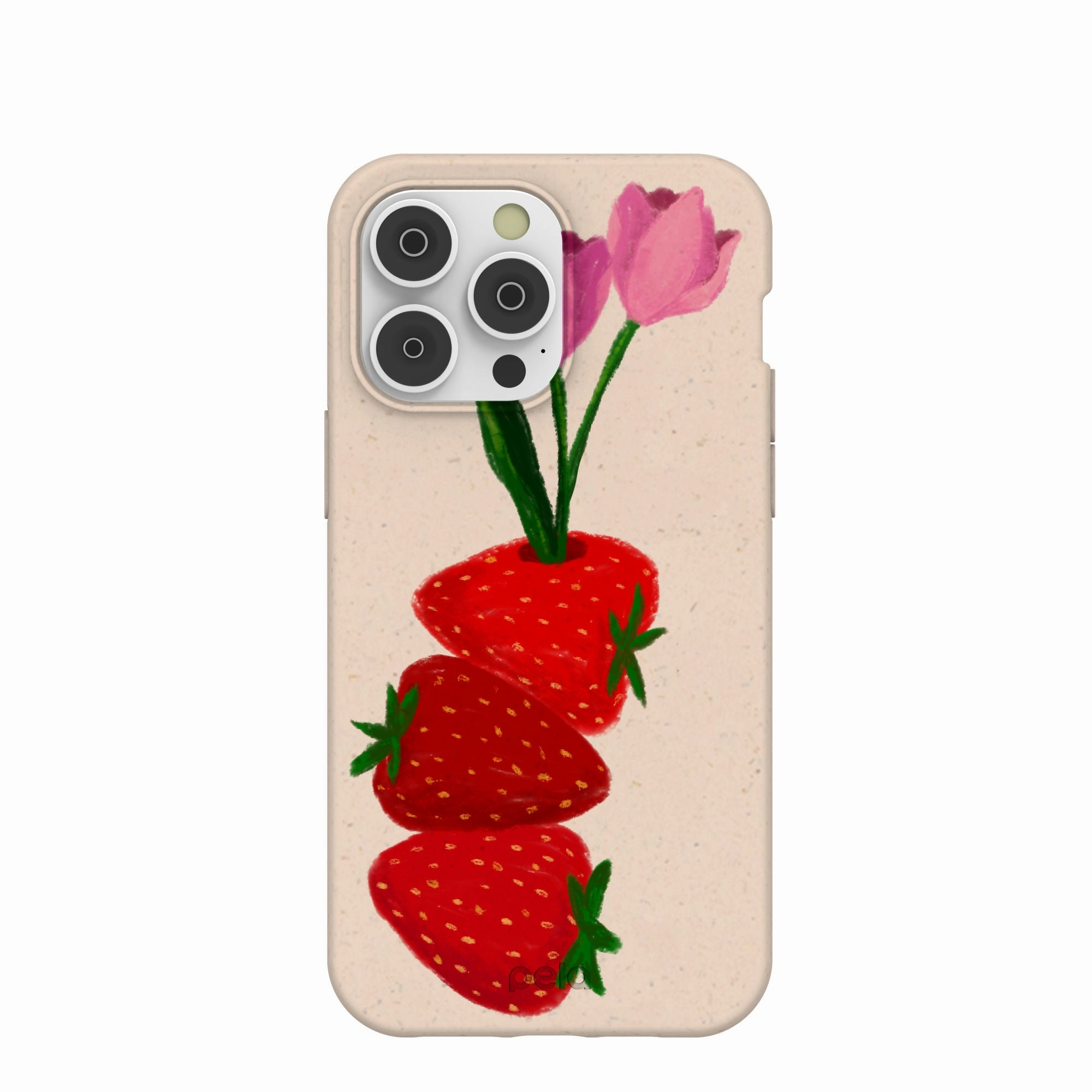Hybrid Shield Seashell Berry Bloom iPhone 14 Pro Max Case