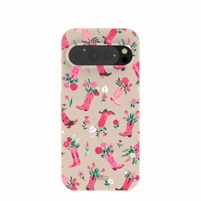 Rugged Texture Seashell Boots N Flowers Google Pixel 9/9 Pro Case