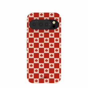 Slim Protection Anti glare Seashell Canadian Flag Google Pixel 10/10 Pro Case