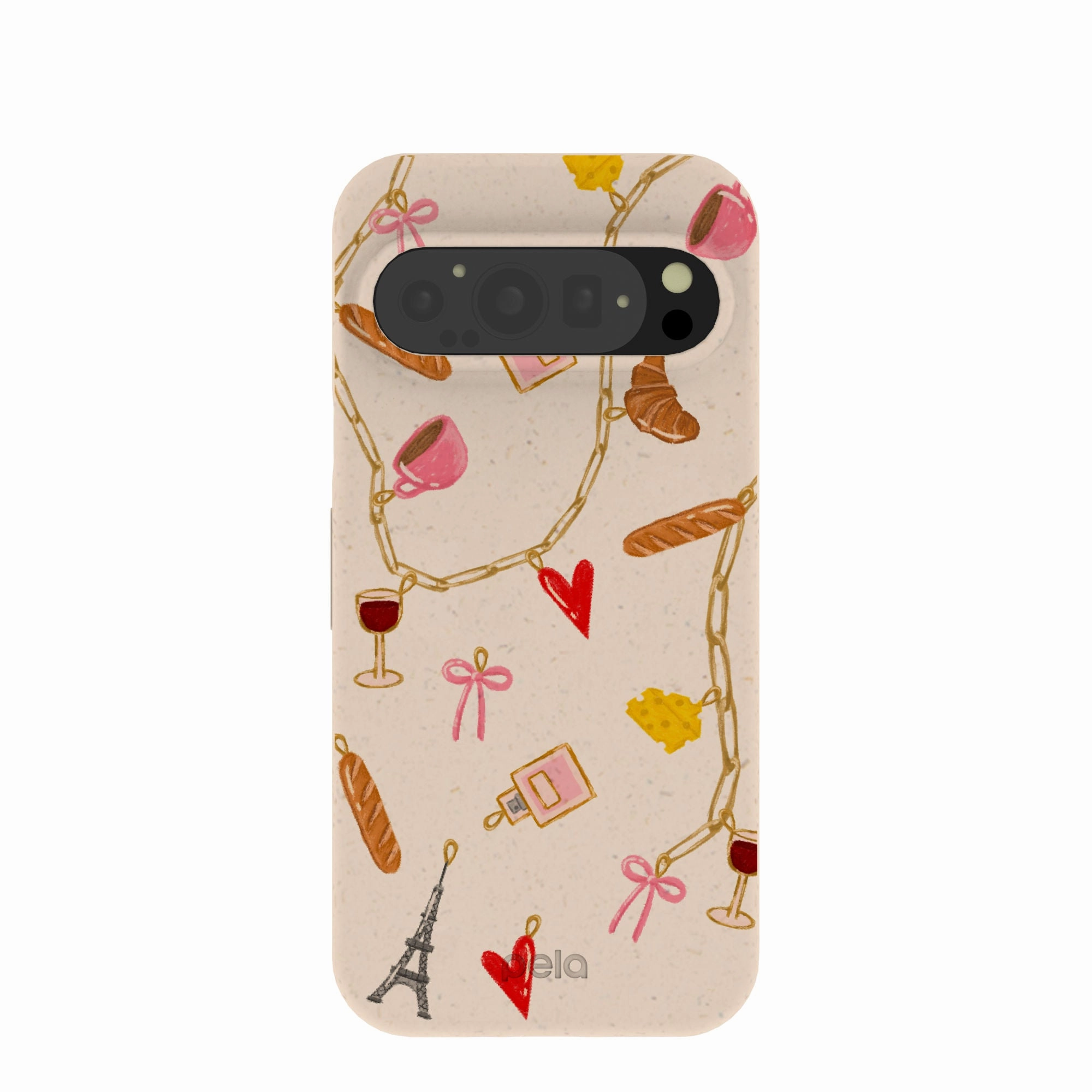 Compact Structure Hybrid Form Seashell City of Love Google Pixel 9/9 Pro Case